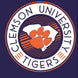 Clemson Tigers - School Disc State Purple T-Shirt
