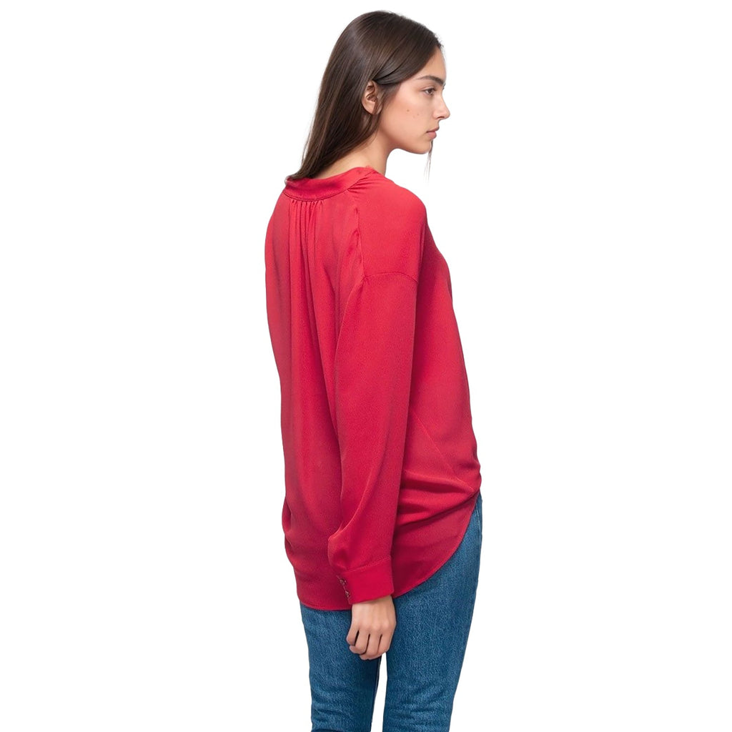 Pleione Women's Tie Hem Blouse