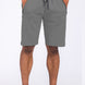 Cotton Blend Lounge Sweat Shorts with Zipper Pockets