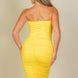 4-way Ruched Tube Midi Dress