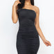 4-way Ruched Tube Midi Dress