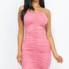 4-way Ruched Tube Midi Dress