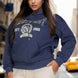 Plus Size Graphic Kangaroo Pocket Drawstring Hoodie