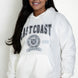 Plus Size Graphic Kangaroo Pocket Drawstring Hoodie