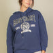 Graphic Kangaroo Pocket Drawstring Hoodie