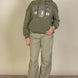 Graphic Kangaroo Pocket Drawstring Hoodie