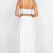Bra Top & Side Slit Maxi Skirt