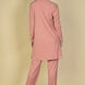 Flat Back Rib 3 Pieces Cami Top With Pants And Long Cardigan Set