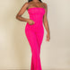 Strapless Corset Top & Flare Pants Set
