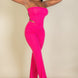 Strapless Corset Top & Flare Pants Set