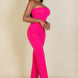 Strapless Corset Top & Flare Pants Set