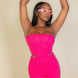 Strapless Corset Top & Flare Pants Set