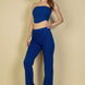 Strapless Corset Top & Flare Pants Set