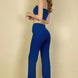 Strapless Corset Top & Flare Pants Set