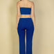 Strapless Corset Top & Flare Pants Set