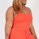 Plus Size Ribbed Crop Cami Top & Shorts Set