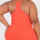 Plus Size Ribbed Crop Cami Top & Shorts Set