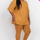 Plus Size Oversized T-shirt & Leggings Set