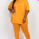 Plus Size Oversized T-shirt & Leggings Set