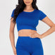 Short Sleeve Crop Top & Shorts Set