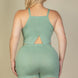 Plus Size Split Back Cami Top & Shorts Set