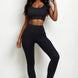 Ribbed Crop Top & Leggings Set