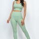Ribbed Crop Top & Leggings Set