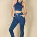 Crop Tank Top & Ruched Pants Set