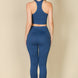 Crop Tank Top & Ruched Pants Set