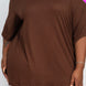 Plus Size Loose Fit Top & Biker Shorts Set