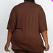 Plus Size Loose Fit Top & Biker Shorts Set