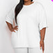 Plus Size Loose Fit Top & Biker Shorts Set