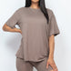 Loose Fit Top & Biker Shorts Set