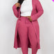 Plus Size Ribbed Long Cardigan & Leggings Set