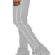 Mens Side Pipe Stacked Flare Pants