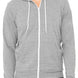Zip Up Basic Jacket With Hood