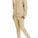 Full Zip Up Solid Track Jacket Set