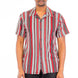 Vertical Print Button Down Shirt