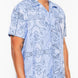 Mens Collared Print Button Down