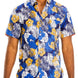 Hawaiian Print Button Down Shirt
