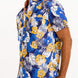 Hawaiian Print Button Down Shirt