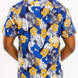 Hawaiian Print Button Down Shirt