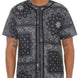 Bandana Print Baseball Jersey