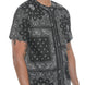Bandana Print Baseball Jersey