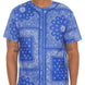 Bandana Print Baseball Jersey