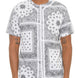 Bandana Print Baseball Jersey