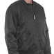 Mens Solid Padded Bomber Jacket