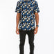 Mens Print Hawaiian Button Down Shirt