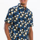 Mens Print Hawaiian Button Down Shirt