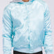 Satin Varsity Bomber Jacket